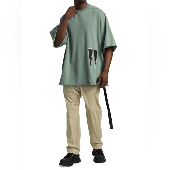 RICK OWENS DRKSHDW Geth Bela Bella Corduroy Pants XL Pearl - Picture 5 of 17